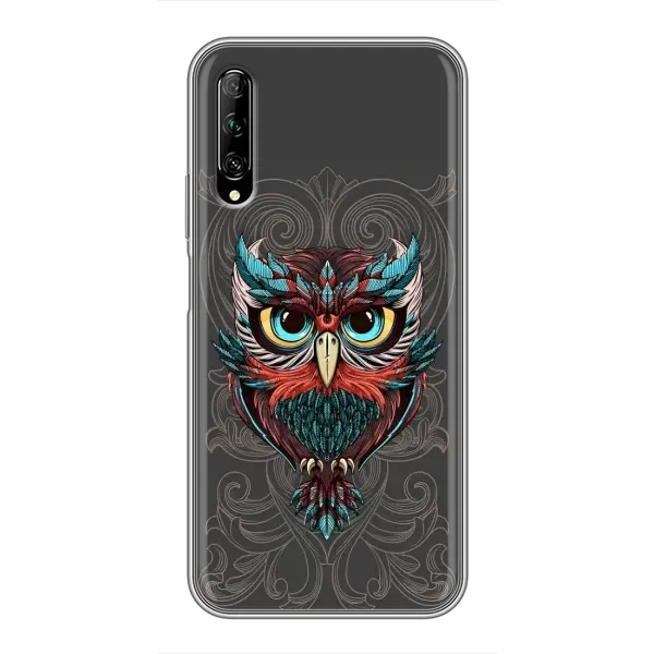 Чехол с рисунком «Сова на сером» для Huawei Y7 Pro 2019 Чехол с рисунком «Сова на сером» для Huawei Y7 Pro 2019