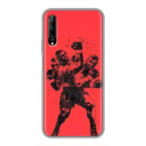 Чехлы с принтом Спортивная тематика для Huawei Y7 Pro 2019 (Тайсон Бокс)
