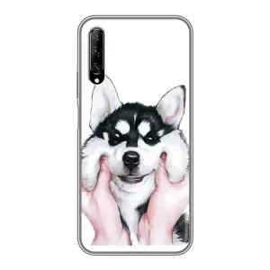 Бампер для Huawei Y7 Pro 2019 з картинкою "Песики" (Собака Хаскі)