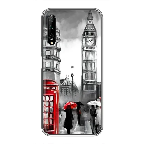 Чехол с рисунком «Вид на Биг Бен» для Huawei Y7 Pro 2019 Чехол с рисунком «Вид на Биг Бен» для Huawei Y7 Pro 2019