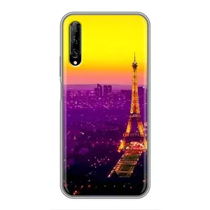 Чохол Ейфелева Вежа на Huawei Y7 Pro 2019 (Яскрава башня)