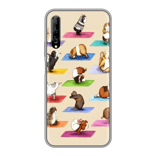 Чехол с рисунком «Ёга свинок» для Huawei Y7 Pro 2019 Чехол с рисунком «Ёга свинок» для Huawei Y7 Pro 2019