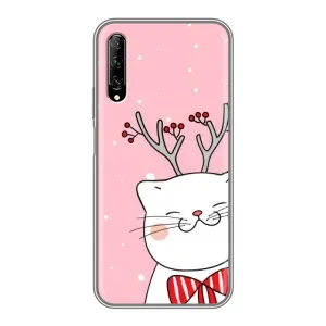 Чохол на тематику: Коти для Huawei Y7 Pro 2019 (Зимовий кіт)
