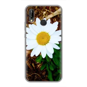 Чохол з ромашками на Huawei Y7 2019 (Біла ромашка)