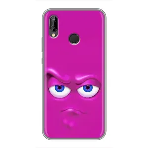 Силиконовые Чехлы (смешные стикеры) для Huawei Y7 2019 (Хитрая мордочка)
