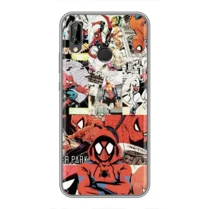 Чехол Супергерой Человека Паука на Huawei Y7 2019 (Комикс Паука)