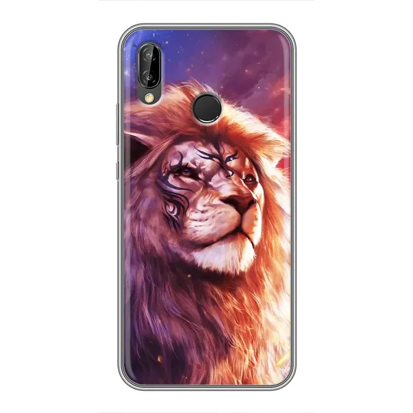 Чехол с рисунком «Красочный ЛЕВ» для Huawei Y7 2019 Чехол с рисунком «Красочный ЛЕВ» для Huawei Y7 2019
