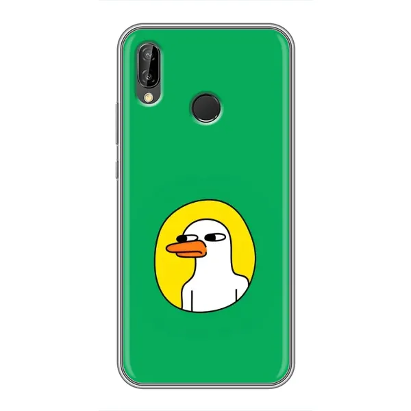 Чехол с рисунком «Мем Утка» для Huawei Y7 2019 Чехол с рисунком «Мем Утка» для Huawei Y7 2019