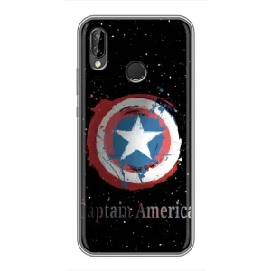 Чехол с Щитом Капитана Америки на Huawei Y7 2019 (Щит Капитана)