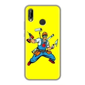 Силіконовий бампер (Працівники) на Huawei Y7 2019 (Будівельник)