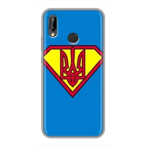 Чехол с картинкой (Патриотический ГЕРБ) на Huawei Y7 2019 (Super - Герб)