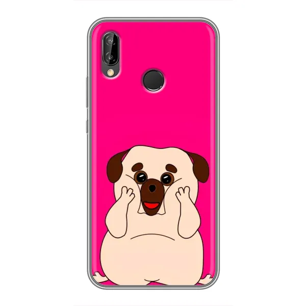 Чехол с рисунком «Веселый Мопсик» для Huawei Y7 2019 Чехол с рисунком «Веселый Мопсик» для Huawei Y7 2019