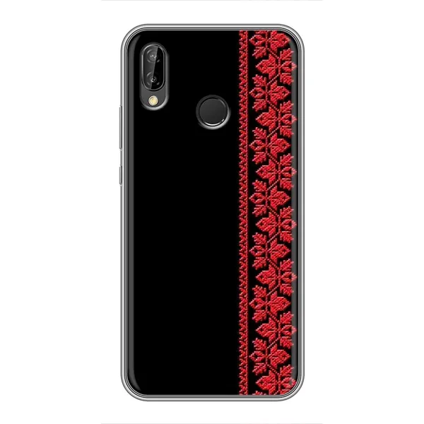 Чехол с рисунком «Вышиванка на черном» для Huawei Y7 2019 Чехол с рисунком «Вышиванка на черном» для Huawei Y7 2019