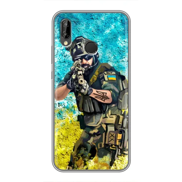 Чехол с рисунком «ЗСУ  Воин» для Huawei Y7 2019