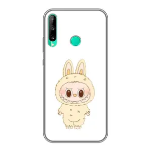 Чехол с принтом Лабубу для Huawei Y7p (2020) (Бежевый Лабубу)