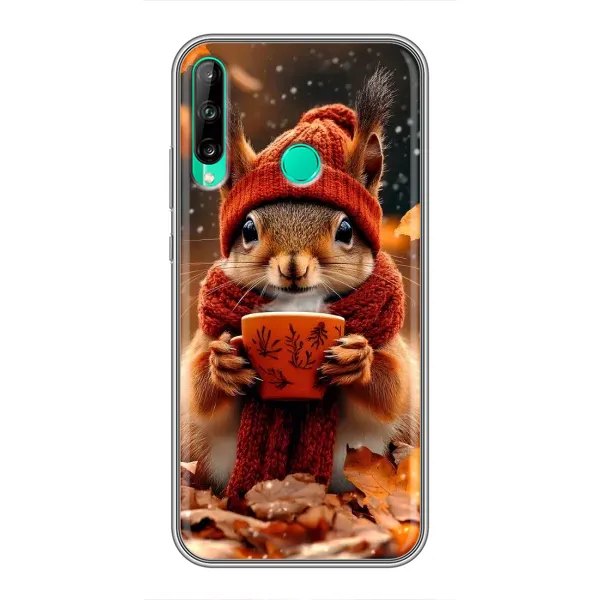 Чехол с рисунком «Белка с кофе» для Huawei Y7p (2020) Чехол с рисунком «Белка с кофе» для Huawei Y7p (2020)