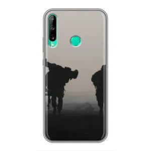 Чехлы на военную тематику для Huawei Y7p (2020) (Бой солдат)