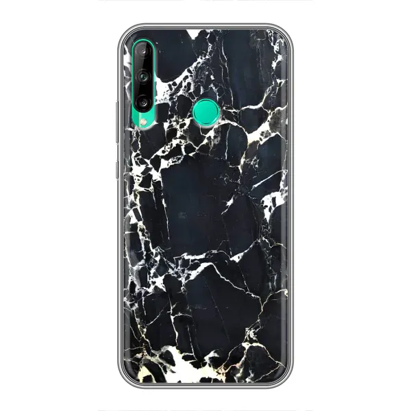 Чехол с рисунком «Чёрный мрамор» для Huawei Y7p (2020) Чехол с рисунком «Чёрный мрамор» для Huawei Y7p (2020)
