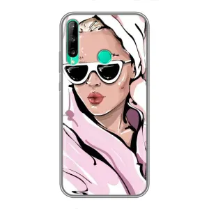 Чехол с картинкой Модные Девчонки Huawei Y7p (2020) (Девушка в халате)