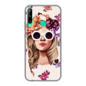 Чехол с картинкой Модные Девчонки Huawei Y7p (2020) (Девушка в очках)