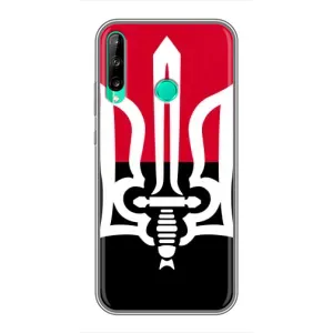 Чехлы УПА (Красно-Чёрный) на Huawei Y7p (2020) (Герб Украины)