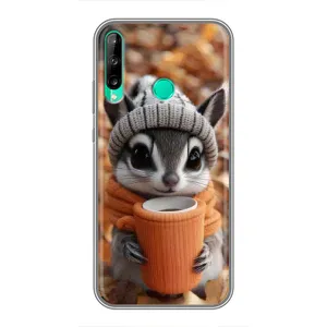Друкований чохол 'Звірята з кавою' для Huawei Y7p (2020)