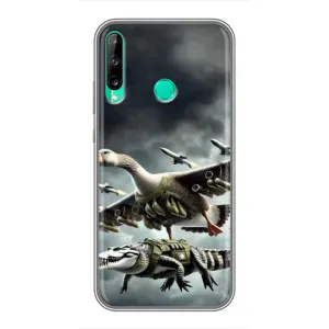 Чохол з мемами траралело тралала для Huawei Y7p (2020) (Гусіні і крокоділо)