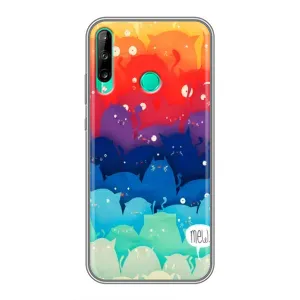Силіконовий чохол з котиком для Huawei Y7p (2020) (Mew)