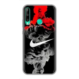 Силіконовый Чохол на Huawei Y7p (2020) з картинкою НАЙК (Nike дим)