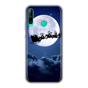 Чохол Санта Клаус для Huawei Y7p (2020) (Санта - місяць)