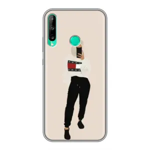 Силиконовый Чехол на Huawei Y7p (2020) с картинкой Стильных Девушек (Стильная)