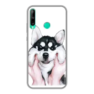 Бампер для Huawei Y7p (2020) с картинкой "Песики" (Собака Хаски)