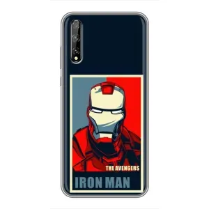 Чехол Супергерой Железный человек на Huawei P Smart S / Y8p (2020) (Art Iron man)
