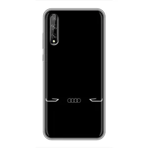 Силіконовий бампер з картинкою машини на Huawei P Smart S / Y8p (2020) (Сілует Audi)