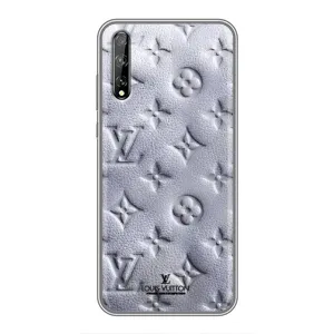Текстурний Чохол Louis Vuitton для Хуавей П Смарт С (Білий ЛВ)