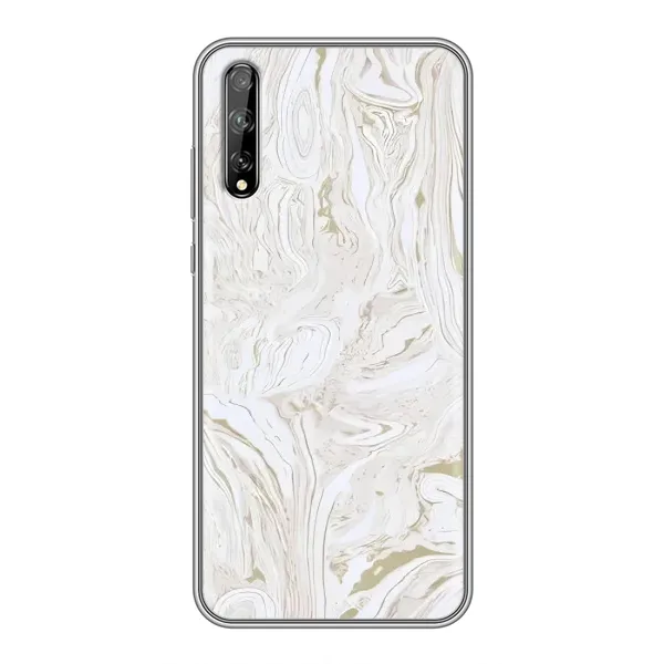 Чехол с рисунком «белый мрамор» для Huawei P Smart S / Y8p (2020) Чехол с рисунком «белый мрамор» для Huawei P Smart S / Y8p (2020)