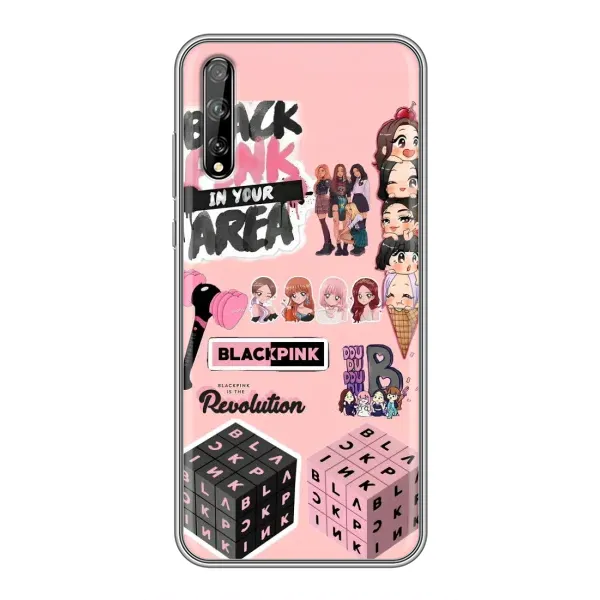 Чехол с рисунком «BLACK PINK коллаж» для Huawei P Smart S / Y8p (2020) Чехол с рисунком «BLACK PINK коллаж» для Huawei P Smart S / Y8p (2020)