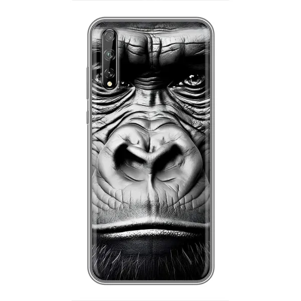 Чехол с рисунком «Черная обезьяна» для Huawei P Smart S / Y8p (2020) Чехол с рисунком «Черная обезьяна» для Huawei P Smart S / Y8p (2020)