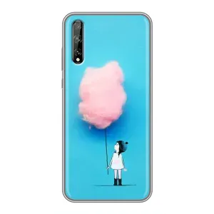Девчачий Чехол для Huawei P Smart S / Y8p (2020) (Девочка с тучкой)