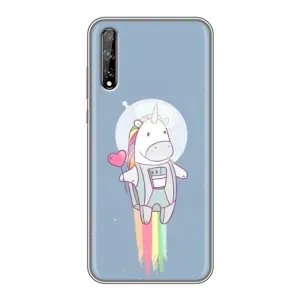 Чехол Unicorn на Huawei P Smart S / Y8p (2020) (Единорог космонавт)