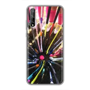 Чохли з прінтом Спортивна тематика для Huawei P Smart S / Y8p (2020) (Флорбол)