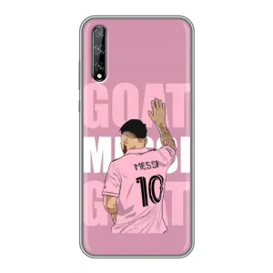 Чехлы Лео Месси в Майами на Huawei P Smart S / Y8p (2020) (GOAT MESSI)