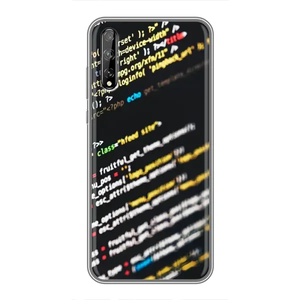 Чехол с рисунком «Код» для Huawei P Smart S / Y8p (2020) Чехол с рисунком «Код» для Huawei P Smart S / Y8p (2020)