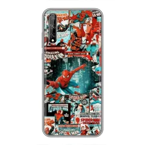 Чехол Супергерой Человека Паука на Huawei P Smart S / Y8p (2020) (Комиксы Человек Паук)
