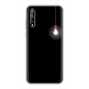 Чохол з картинками на чорному фоні для Huawei P Smart S / Y8p (2020) (Лампочка)