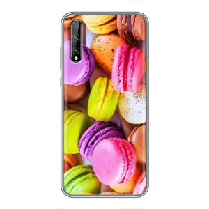 Чохол з зображенням смачної їжі для Huawei P Smart S / Y8p (2020) (Макаруни)
