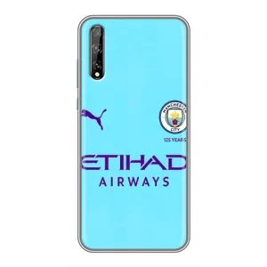 Силиконовые Чехлы принт Футбол на Huawei P Smart S / Y8p (2020) (Man City)