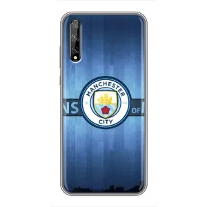 Силиконовые Чехлы принт Футбол на Huawei P Smart S / Y8p (2020) (ManCity)