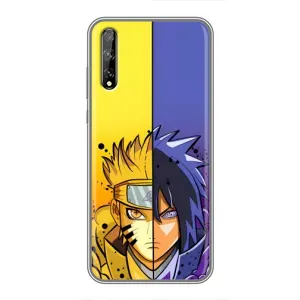 Купить Чохли на телефон з принтом Anime для Huawei P Smart S / Y8p (2020) (Naruto Vs Sasuke)