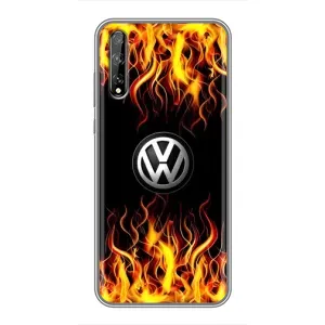 Чохол "Фольксваген" для Huawei P Smart S / Y8p (2020) (Вогняний Лого)